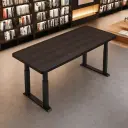 Height Adjustable Wooden Conference Table – Minimalist Long Workstation Desk for Office thumbnail 1