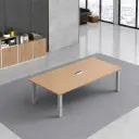 Modern Training Table Rectangular Desk thumbnail 1