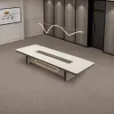 Modern minimalist high-end long table thumbnail 1
