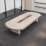 Modern Long Conference Table – Simple Design thumbnail 1