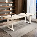 Electric Sit Stand Conference Table — Height Adjustable Desk for Productive Meetings thumbnail 4
