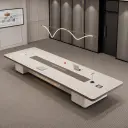 Modern minimalist high-end long table thumbnail 4