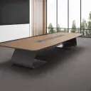 Simple Modern Conference Table for Office – Large Meeting Desk thumbnail 4