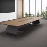 Simple Modern Conference Table for Office – Large Meeting Desk thumbnail 4