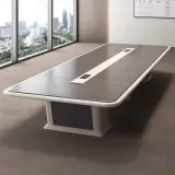 Contemporary Large Conference Table with Minimalist Design for Modern Office Meeting Spaces - Maoters thumbnail 4
