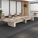 Sleek Long Conference Table for Modern Conference Rooms thumbnail 4