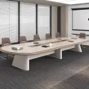 Modern Long Conference Table – Simple Design thumbnail 4