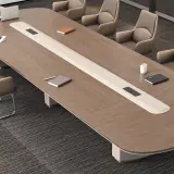 Sleek Long Conference Table for Modern Conference Rooms thumbnail 8