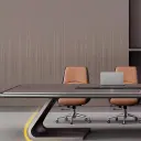 Sleek Paint Finish Conference Table thumbnail 8