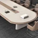Modern Long Conference Table – Simple Design thumbnail 8