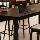 Height Adjustable Wooden Conference Table – Minimalist Long Workstation Desk for Office thumbnail 8