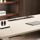 Electric Sit Stand Conference Table — Height Adjustable Desk for Productive Meetings thumbnail 8