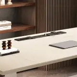 Electric Sit Stand Conference Table — Height Adjustable Desk for Productive Meetings thumbnail 8
