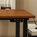 Adjustable Height Conference Table – Modern Minimalist Long Workstation thumbnail 9