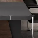 Modern Minimalist Long Conference Table Rectangular Meeting Desk for Office thumbnail 9