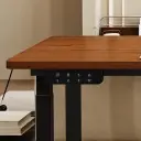 Adjustable Height Conference Table – Modern Minimalist Long Workstation thumbnail 9