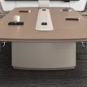 Sleek Long Conference Table for Modern Conference Rooms thumbnail 9