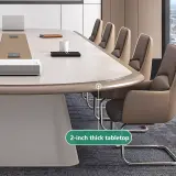 Modern Long Conference Table – Simple Design thumbnail 9