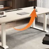 Electric Sit Stand Conference Table — Height Adjustable Desk for Productive Meetings thumbnail 9