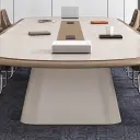 Modern Long Conference Table – Simple Design thumbnail 10