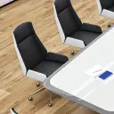 White Painted Long Conference Table – Perfect for Executive Meeting Rooms thumbnail 10
