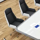 White Painted Long Conference Table – Perfect for Executive Meeting Rooms thumbnail 10