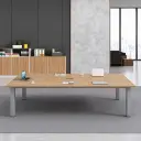 Modern Training Table Rectangular Desk thumbnail 3