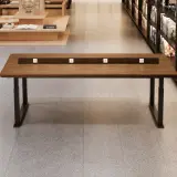 Smart Electric Sit Stand Table for Meetings – Programmable Height Control for Collaborative Work thumbnail 3