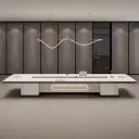 Modern minimalist high-end long table thumbnail 3