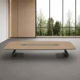 Simple Modern Conference Table for Office – Large Meeting Desk thumbnail 3