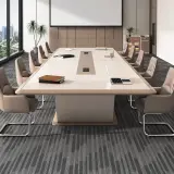 Light Luxury Large Painted Conference Table thumbnail 3