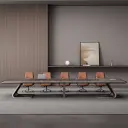 Sleek Paint Finish Conference Table thumbnail 3