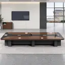 Large Boardroom Two-Tone Conference Table - Maoters thumbnail 3