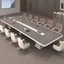 Contemporary Large Conference Table with Minimalist Design for Modern Office Meeting Spaces - Maoters thumbnail 2