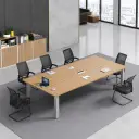 Modern Training Table Rectangular Desk thumbnail 2