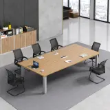 Modern Training Table Rectangular Desk thumbnail 2