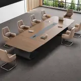 Simple Modern Conference Table for Office – Large Meeting Desk thumbnail 2