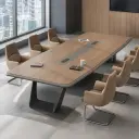 Large Office Conference Employee Table thumbnail 2