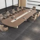 Sleek Long Conference Table for Modern Conference Rooms thumbnail 2