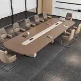 Sleek Long Conference Table for Modern Conference Rooms thumbnail 2