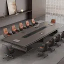 Sleek Paint Finish Conference Table thumbnail 2