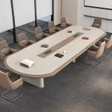 Modern Long Conference Table – Simple Design thumbnail 2