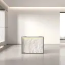 Stone Texture Reception Desk for Offices - Maoters thumbnail 1