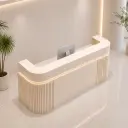 Modern Vertical-striped Luxury Reception Desk thumbnail 4