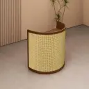 Modern Rattan Small Cashier Desk for Boutique thumbnail 4