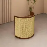 Modern Rattan Small Cashier Desk for Boutique thumbnail 4