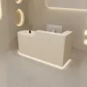 Minimal Curved Reception Desk thumbnail 4