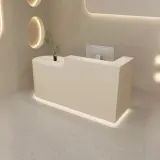 Minimal Curved Reception Desk thumbnail 4