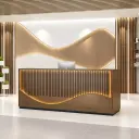 Modern-style reception desk suitable for office lobbies – Maoters thumbnail 4