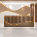Modern-style reception desk suitable for office lobbies – Maoters thumbnail 1